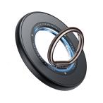 SODI スマホリング Magsafe対応 360度回転 バンカーリング 角度調節可能 両面マグネット スマホスタンド機能 超強磁力 落下防