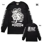 ラット フィンク 長袖 Tシャツ Rat Fink x MOON Equipped ロング スリーブ Tシャツ 黒 ラット フィンク x ムーン イクイップド 正規品 MOONEYES