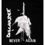ディスチャージ Tシャツ DISCHARGE Never Again 正規品 ロックTシャツ バンドTシャツ