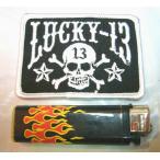  Lucky 13 patch нашивка Skull Star LUCKY13 Skull Star