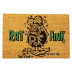 ラットフィンク コイヤー マット Rat Fink 正規品 泥落としマット 玄関マット フロア ガーデン ガレージに 雑貨