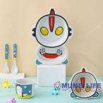 ウルトラマン 食器セット お子様用 茶碗 お皿 コップ スプーン フォーク 5点セット キャラクター グッズ 竹繊維 一人暮らし かわいい 食器 贈り物