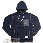 【SALE35%OFF】【GS018】GRANDE OLD TYPE-A スウェットジップパーカー ネイビーｘグレー【グランデ/サッカー/フットサル/サポーター】