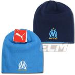 【国内未発売】オリンピック・マルセイユ リバーシブル ビーニーハット【Marseille/帽子/サッカー/フランスリーグ/ニットキャップ】ネコポス対応可能