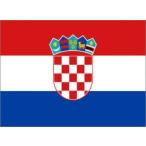 【サポーター必見】クロアチア　国旗フラッグ【サッカー/Jリーグ/応援グッズ/クロアチア代表/Croatia/ワールドカップ】ネコポス対応可能