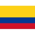 【サポーター必見】コロンビア　国旗フラッグ【サッカー/Jリーグ/応援グッズ/コロンビア代表/Colombia/ワールドカップ/オリンピック】ネコポス対応可能