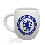 ECM25【国内未発売】チェルシー オフィシャル ティータブマグ ホワイト【サッカー/プレミアリーグ/Chelsea/マグカップ/mug】