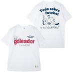 GM027[GOL2025SS]Goleador x MORI Artworks сотрудничество Todo sobre futebol футболка белый [go редкость кукла / футзал / футбол / Pele /PELE] кошка pohs соответствует возможность 