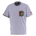 【SALE25%OFF】【GS018】GRANDE ALOHA ポケットＴシャツ グレー【サッカー/フットサル/グランデ/サポーター/GFPH18004】ネコポス対応可能