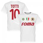 【予約RET06】ホワイト10RE-TAKE ASローマ Team Ｔシャツ 10番 トッティ ホワイト【サッカー/Roma/Totti/セリエＡ】ネコポス対応可能