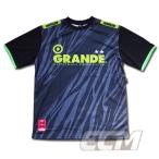 【SALE30%OFF】GRANDE ZENRA SAVANNA トランスファープラクティスシャツ ブラックxグリーン【グランデ/サッカー/フットサル/サポーター/トレーニング】GRN2014AW