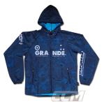 【SALE35%OFF】【GS018】GRANDE EARTH RIOT リフレクタートライアルフーデッドジャケット グリーン【グランデ/サッカー/フットサル/サポーター/ジャケット/ジャ