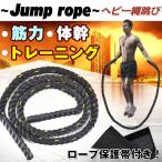 ヘビー縄跳び ジャンプロープ 運動 ダイエット 筋トレ トレーニング 縄跳び 2.4kg 3m 体幹 握力 長さ3m 直径38mm 重量約2.45kg