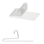 マワ ドイツのすべらない ハンガー ズボン スカート用 KH35/U 10本組 ホワイト 10年保証