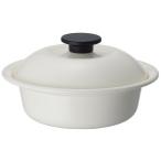 野田琺瑯(Nodahoro) 耐熱鍋 ホーロー ガス火/IH対応 小 一人鍋 ラーメン うどん 日本製 個々鍋 ココナベ 乳白 KO-19M