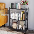 キッチンワゴン キャスター付 折りたたみ 電子レンジ収納 サイドワゴン スリム キッチン 収納 棚 洗面所 作業台 入学式 ギフト 敬老