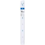 シンワ測定(Shinwa Sokutei) 直尺 タフホワイト 30cm 青数字入 JIS 13342