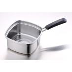ステンレス製四角いラーメン鍋15cm　33107　安心の日本製　メイドin燕の逸品！