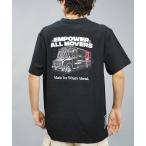 ショッピングCHROME CHROME クローム メンズ Tシャツ 半袖 バックプリント ビッグシルエット ユーティリティ UVケア JP236BK