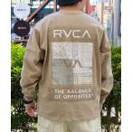 ショッピングバンダナ RVCA ルーカ メンズ 長袖 Tシャツ ロンT バックプリント ペイズリー柄 バンダナ柄 BE041-058