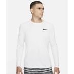 NIKE ナイキ Essential メンズ 長袖 Tシャツ ラッシュガード ユーティリティ 水陸両用 ワンポイント ハイドロガード NESSA587