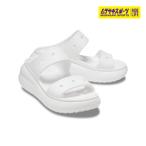 ショッピングジビッツ crocs クロックス CRUSH SANDAL クラッシュ サンダル 207670-100 レディース シューズ サンダル KK1 D3