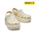 CROCS クロックス メガ クラッシュ クロッグ レディース シューズ 厚底 サンダル スニーカー ストリート 207988-2Y2 Bone