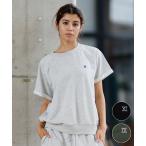 Hurley ハーレー 半袖 Tシャツ レディース スウェット生地 バックオープン ワンポイント ロゴ WSS2421016