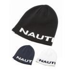 NAUTICA ノーティカ ビーニー ニット帽 ロゴ JAQCUARD BEANIE NT118