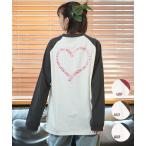 LOVE BOATラブボート 長袖 Tシャツ レディース ロンT ラグラン バックプリント オーバーサイズ LB-LST06