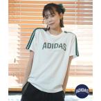 adidas アディダス 半袖 Tシャツ レディース レギュラーフィット スリーストライプス ロゴ KSI23