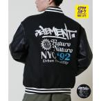 ショッピングスタジャン ELEMENT エレメント アウター ジャケット メンズ スタジャン 刺繍 STADIUM JACKET BF022-752