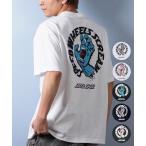 SANTACRUZ サンタクルーズ 半袖 Tシャツ メンズ バックプリント ロゴ スクリーミングハンド 502252401 ムラサキスポーツ限定