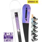  сноуборд комплект SALOMON Salomon BLISS NITRO Nitro TALENT 25-26 модель фиолетовый спорт 