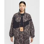 ショッピングナイキ NIKE ナイキ ジャージ トラックジャケット レディース ヒョウ柄 レオパード柄 ロゴ ウーブン プリンテッド ジャケット IB7264-010
