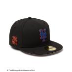 ショッピングニューエラ キャップ NEW ERA ニューエラ キャップ 帽子 59FIFTY The Met ニューヨーク・メッツ ブラック 14457389