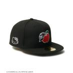 NEW ERA ニューエラ キャップ 帽子 59FIFTY HELLO KITTY ハローキティ リンゴ ブラック 14348626
