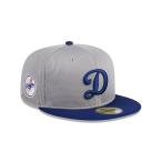 NEW ERA ニューエラ キャップ 帽子 59FIFTY 2025 MLB ロサンゼルス・ドジャース ロード グレー 14459837