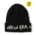 NEW ERA ニューエラ ビーニー ニットキャップ ニット帽 帽子 ベーシック カフニット モールヤーンニット ブラック 14670075