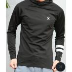 Hurley ハーレー 水着 ラッシュガード 長袖 Tシャツ ロンT メンズ UVカット フード付き MSRG251083