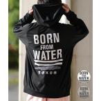 Hurley ハーレー 水着 ラッシュガード ジップアップ パーカー メンズ バックプリント 水陸両用 吸水速乾 UVカット MUFZ251015