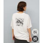 Hurley ハーレー 半袖 Tシャツ レディース バックプリント ハイビスカス ボックスロゴ ショートスリーブティー WCSS251055