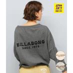 ショッピングビラボン BILLABONG ビラボン トレーナー スウェット レディース ボートネック バックプリント ミニ裏毛 BOAT NECK LOOSE CROP BF014-003