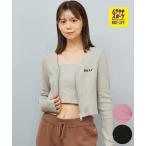 ROXY ロキシー ニット セーター カーディガン レディース クロップド丈 ショート丈 2点セット RDK254010