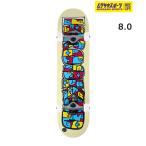 KROOKEDkru Kid скейтборд Complete 8.0inch GATHERING CREAM фиолетовый спорт 