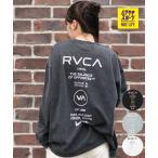 RVCA ルーカ 長袖 Tシャツ ロンT レディース バックプリント ロゴ オーバーサイズ BF044-P50
