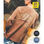 ショッピングアンブロ UMBRO アンブロ × Younger Song ヤンガーソング コラボ 長袖 Tシャツ ロンT MD27-LST02B ムラサキスポーツ限定
