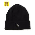 NEW ERA ニューエラ ビーニー ニット帽 ベーシック カフニット Cool Max ロサンゼルス・ドジャース ブラック 14744794