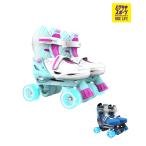 YVOLUTIONwa бородвка дракон shon Kids роликовые коньки neon combo 2in1 фиолетовый спорт 