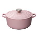 ショッピングル・クルーゼ LE CREUSET ル・クルーゼ ル・クルーゼ ココット・ロンド 2101 22cm シフォンピンク